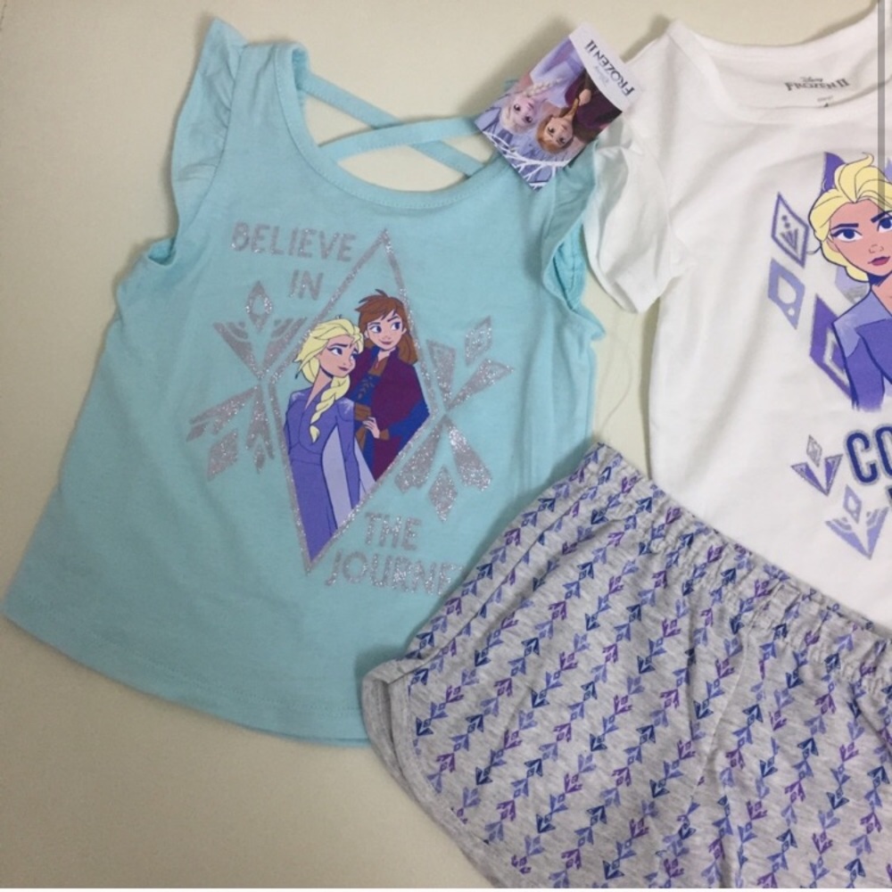 Disney Frozen Elsa 3-pieces shorts set - Picture 2 of 5